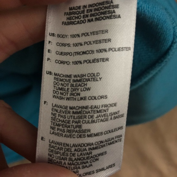 Adidas women’s hoodie sweatshirt-teal with front pocket - Picture 7 of 7